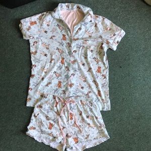 Cute doggie pajama set